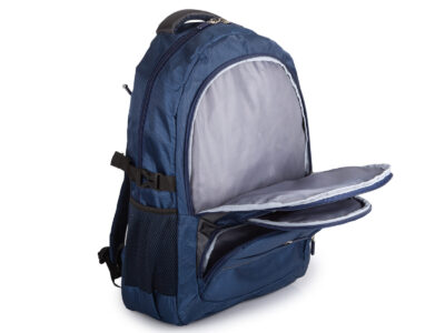 Duży 2-komorowy plecak szkolny / sportowy / do pracy w kolorze granatowym - obrazek 11