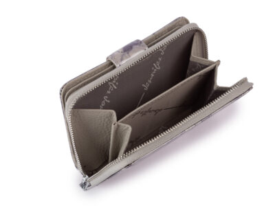 Zestaw prezentowy Etui na klucze srebrne motylki + Portfel damski srebrny motylki - obrazek 7