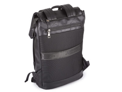 Elegancki czarny plecak damski miejski / do pracy A4 na laptopa 15.6" - obrazek 5