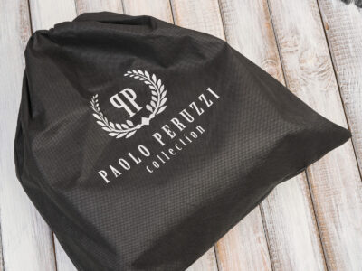 Czarna listonoszka męska na ramię ze skóry naturalnej Paolo Peruzzi - obrazek 10