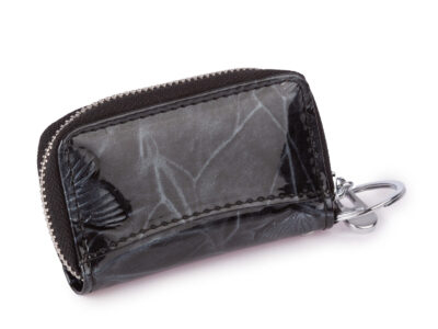 Zestaw prezentowy Etui na klucze czarne motylki + Portfel damski czarny motylki - obrazek 11