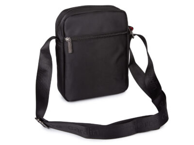 Czarna torba męska na ramię Pierre Cardin listonoszka miejska - obrazek 3