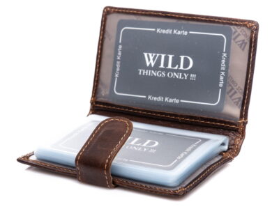 Zestaw prezentowy Wizytownik ciemno brązowy + Portfel męski ciemno brązowy z.p. - obrazek 11