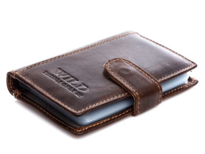Zestaw prezentowy Wizytownik ciemno brązowy + Portfel męski ciemno brązowy z.p. - obrazek 8