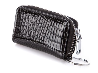 Zestaw prezentowy Etui na klucze czarne+ Portfel damski czarny - obrazek 9