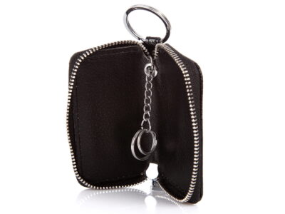 Zestaw prezentowy Etui na klucze czarne+ Portfel damski czarny - obrazek 11