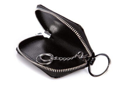 Zestaw prezentowy Etui na klucze czarne+ Portfel damski czarny - obrazek 10