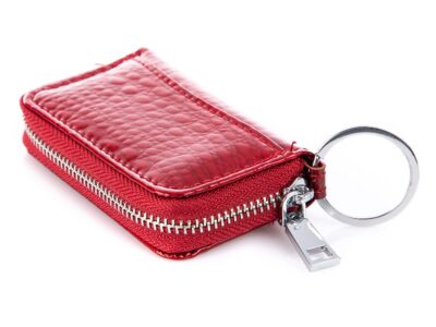 Zestaw prezentowy Etui na klucze czerwone + Portfel damski czerwony - obrazek 8