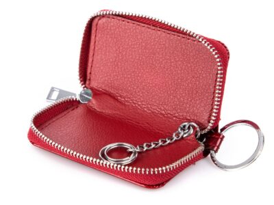 Zestaw prezentowy Etui na klucze czerwone + Portfel damski czerwony - obrazek 7