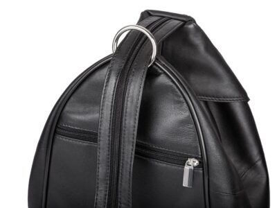 Plecak damski miejski skórzany nappa na jedno ramię poszerzany Sergej Axis - obrazek 10