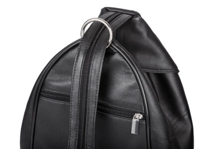 Plecak damski miejski skórzany nappa na jedno ramię poszerzany Sergej Axis - obrazek 8