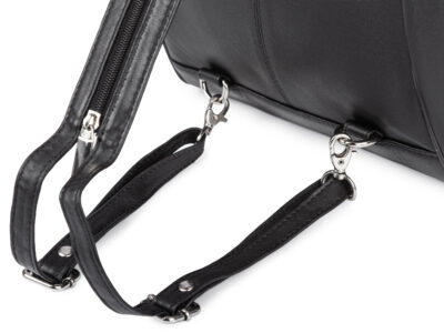 Plecak damski miejski skórzany nappa na jedno ramię poszerzany Sergej Axis - obrazek 9