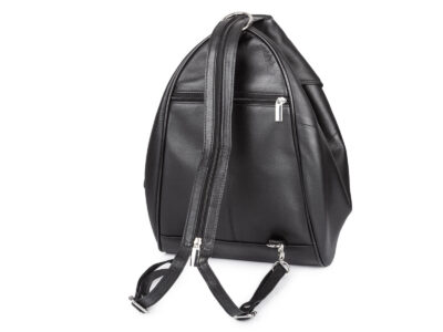 Plecak damski miejski skórzany nappa na jedno ramię poszerzany Sergej Axis - obrazek 8