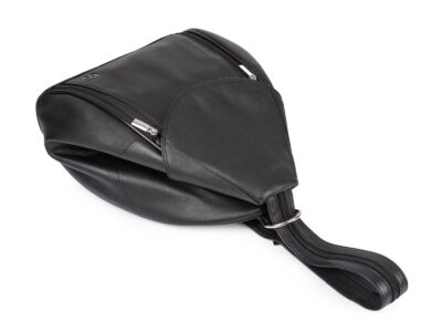 Plecak damski miejski skórzany nappa na jedno ramię poszerzany Sergej Axis - obrazek 4