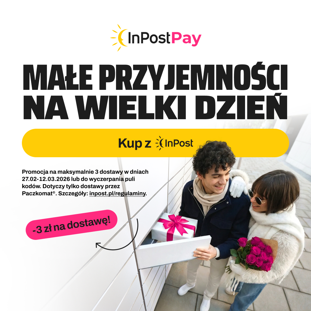 Tańsza dostawa z InPost Pay – oszczędź 3 zł na Paczkomacie z Ladnetorby.pl