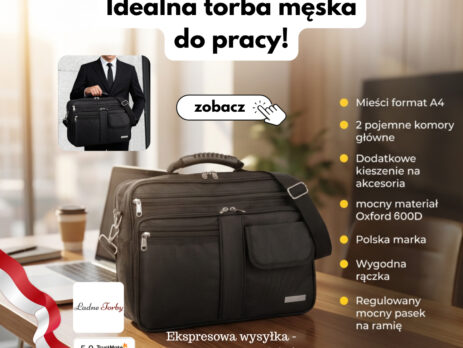Idealna torba męska do pracy